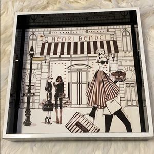 Henri Bendel Megan Hess Cocktail Tray